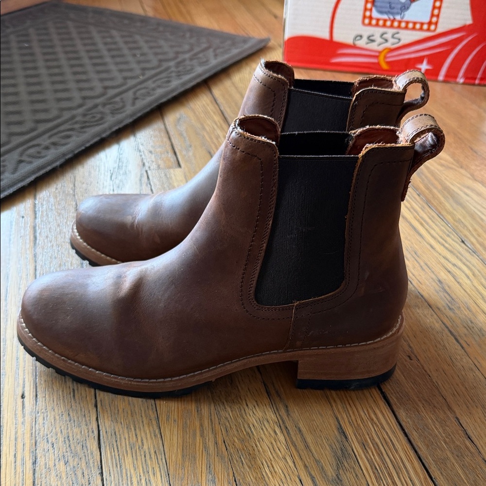 Classic Brown Chelsea Ankle Boots